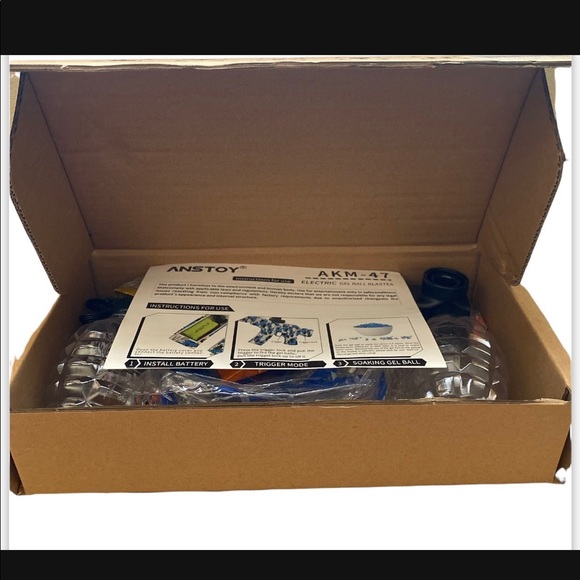 Anstoy Electric Gel Ball Blaster AEG AKM-47 (Red) ECO - Picture 5 of 5